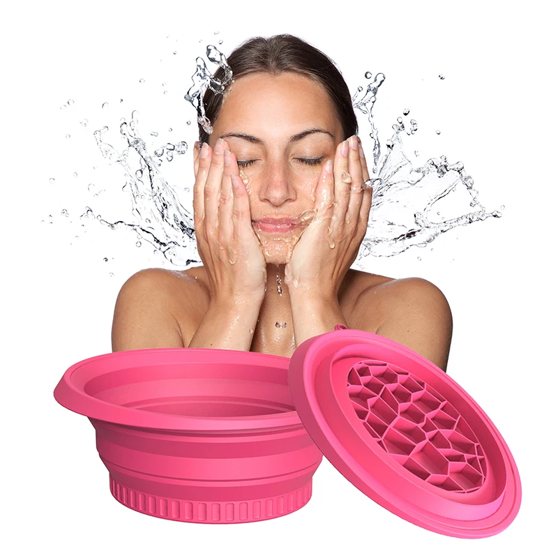 Draagbare Gezicht Ijs Bad Kom Voor Gezichtsbehandelingen Plunge Dompelen Gezicht Opvouwbare Ijs Gezichtsbehandelingen Wastafel Gezichtsbehandelingen Huidverzorging Tool Voor Thuis Reizen