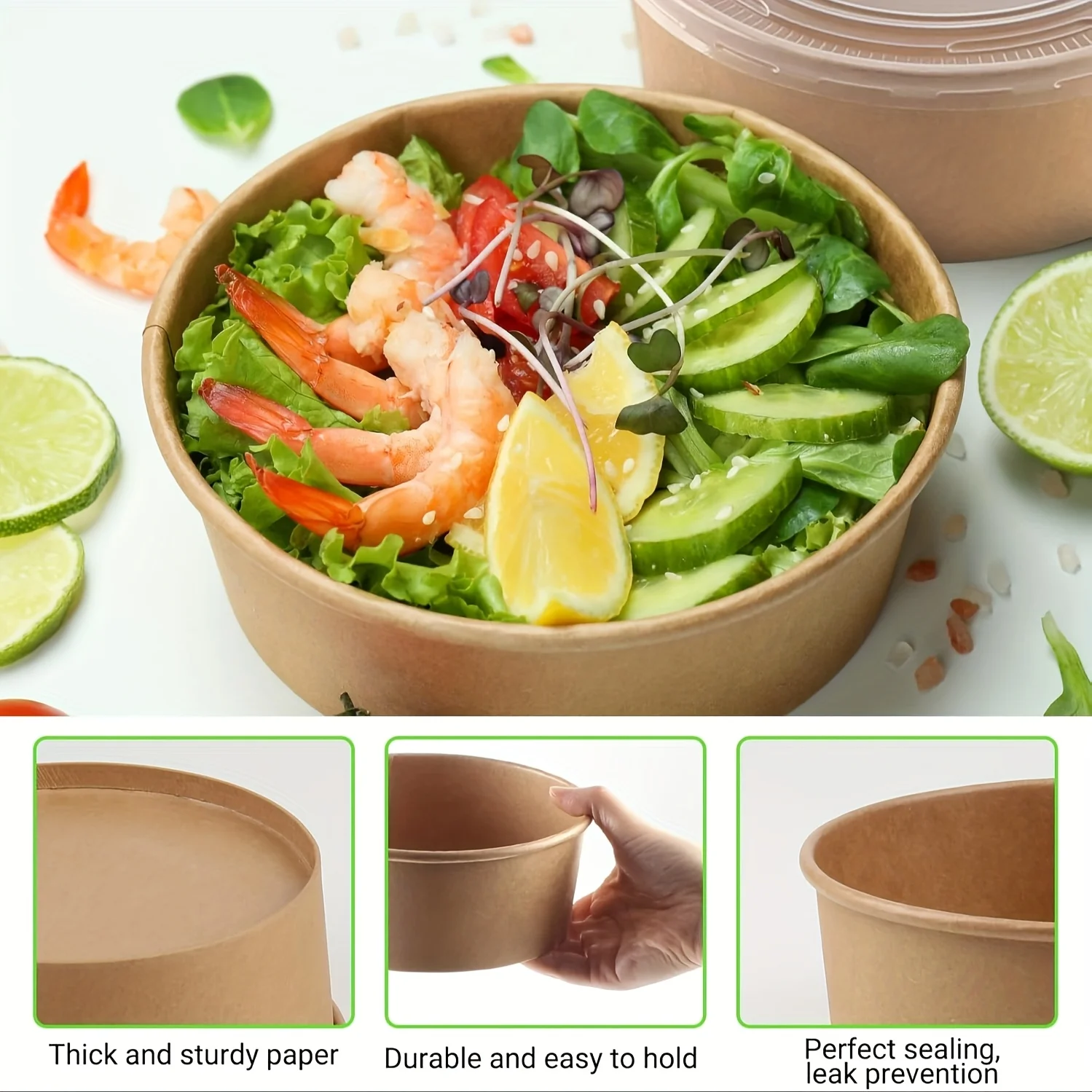 44Oz/1300Ml 25/50'li Paket Kap - Meal Prep Dinners incelemesi ve fiyatı