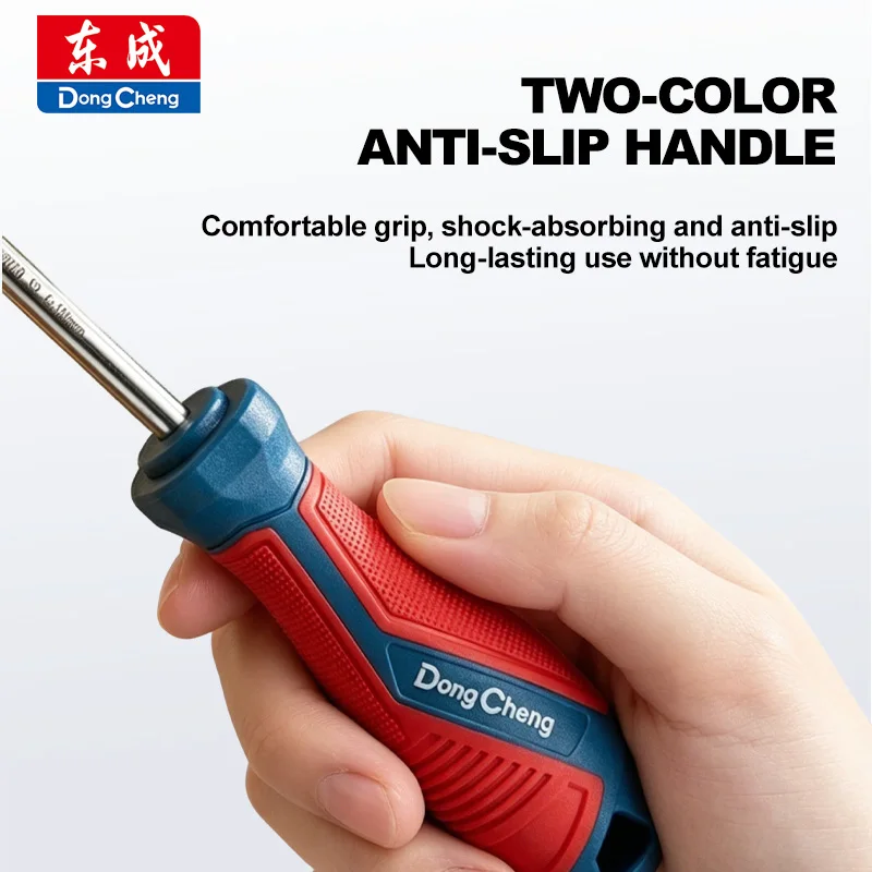 Dual Color Handle Screwdriver Set,Magnetic Phillips PH1 PH2 & Slotted,Anti-Slip Grip,Easy Screw Pick-up,Professional Repair Tool