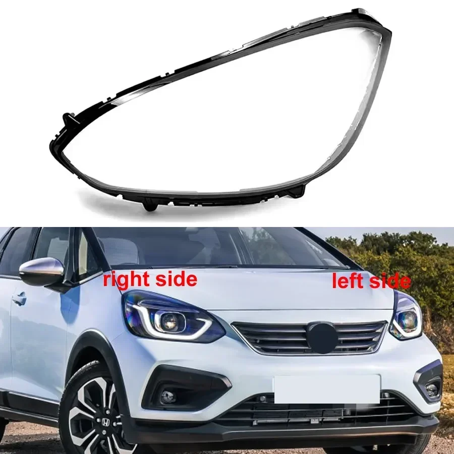 

For Honda Fit Jazz 2019 2020 2021 Headlight Shade Headlamp Cover Lamp Shell Lens Replace Original Lampshade Plexiglass