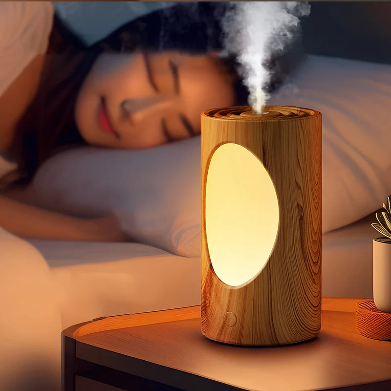 

Portable Air Humidifier Night Light USB Rechargeable Wireless Home Car Mini Air Atomizer Aroma Essential Oil Diffuser 600ml