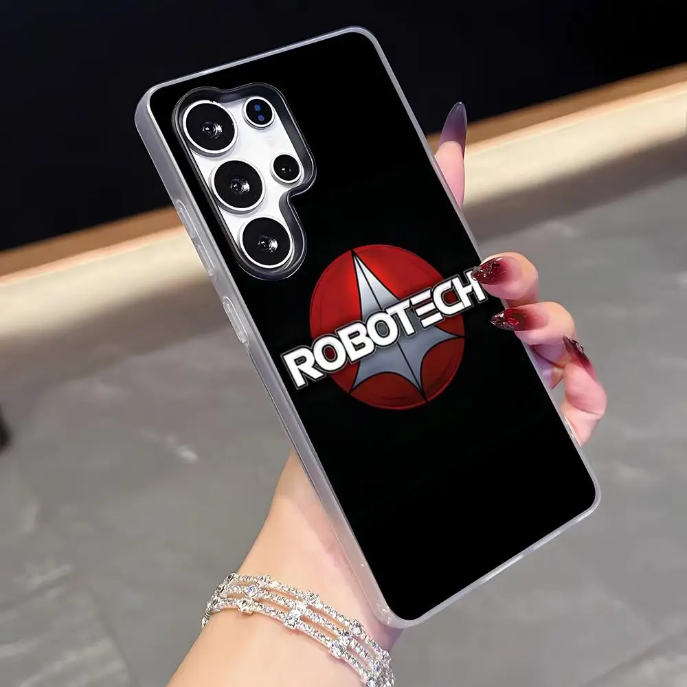 Funda de teléfono Anime R-Robotech para Samsung A56 A14 5G A34 A36 A33 A26 A16, funda de gel a prueba de golpes