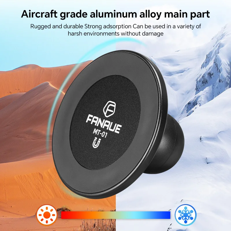 FANAUE Auto-Magnetischer Handyhalter Zubehör Ein-Klick-Adsorption 25mm Kugelkopf-Basis Kompatibel mit RAM-Halterung – Detail 6