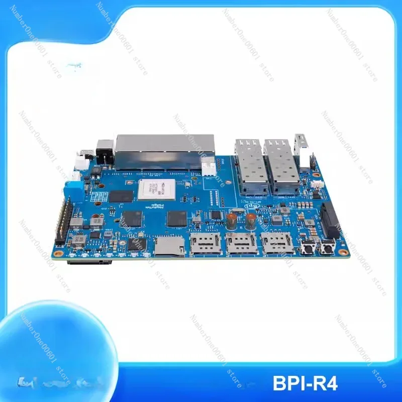 BPI-R4 High-performance Open-source Router Development Board, Supporting 2 SFPs