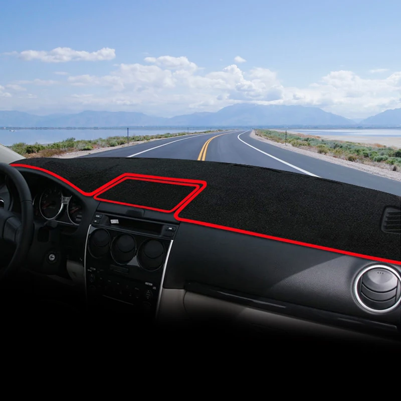 

Abaiwai для Mazda 6 Gg 2002 2003 2004 2005 2006 2007, чехол для приборной панели автомобиля, приборный стол, солнцезащитный козырек, нескользящий коврик для приборной панели, 3d коврик