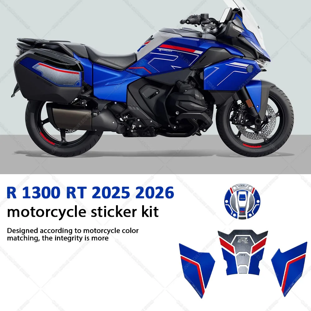 

For R 1300 RT 2025 2026 3D Motorcycle Tank Pad Sticker Gas Tank Decals Scratch Resistant Protective Sticker Full Set