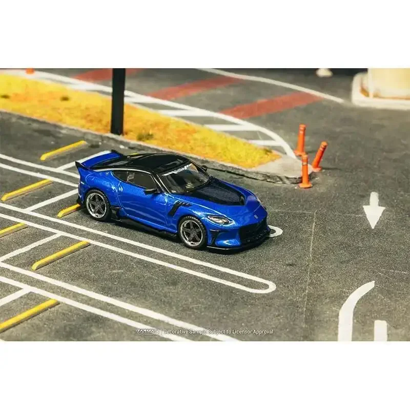 Tarmac Works Nissan 1:64 VeilSide FFZ400 Fairlady Z Niebieski Model Samochodu Diecast Kolekcja Zabawek TW