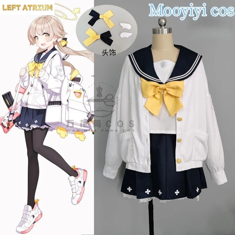 

2025 New Blue Archive Ajitani Hifumi Cosplay costume Halloween Christmas Role Playing Party Comic Costume Cute S-XXL Dress