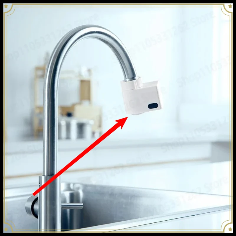 Induction Water Saver Second Generation Intelligent Anti-spill Bathroom Kitchen Infrared Faucet