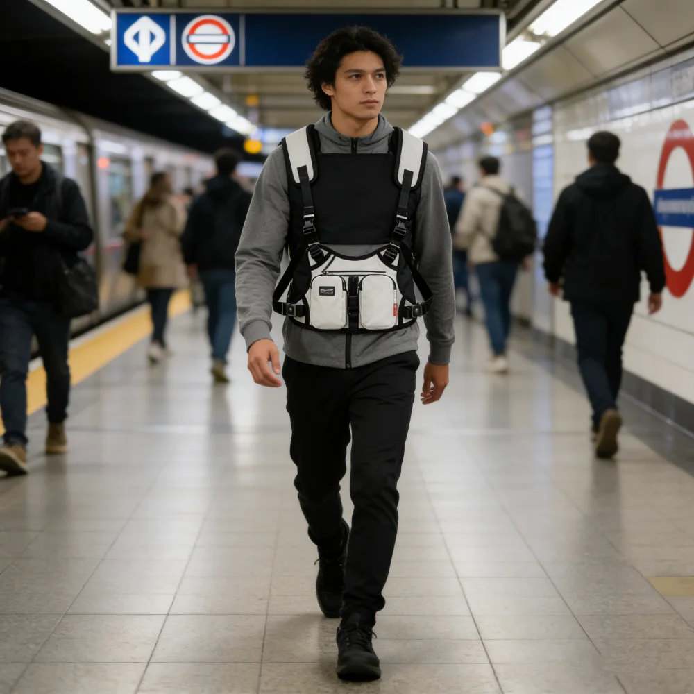 

Поясная сумка из ткани Оксфорд для бега, спортивный рюкзак в уличном стиле, уличная велосипедная сумка