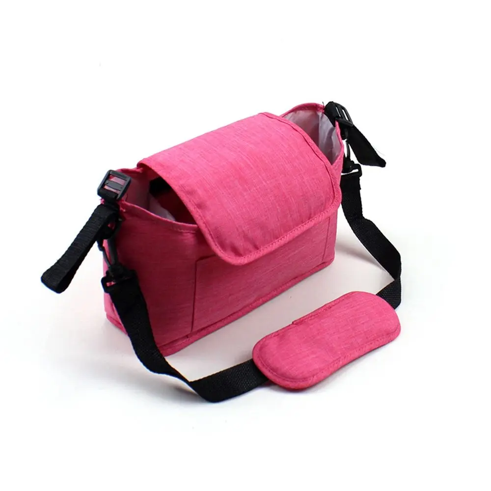 

Shoulder Bags Pram Buggy Infant Nappy Bags Mummy Bag Stroller Cup Holder Baby Pram Organizer Bottle Holder Stroller Storage Bag
