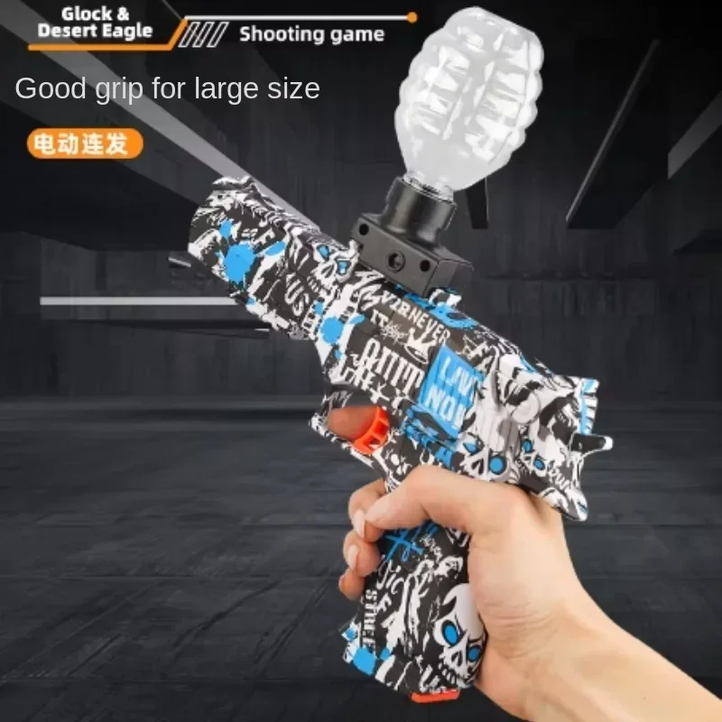 Pistola a sfera elettrica Desert Eagle Gel pistola elettrica Graffiti fucile ad aria compressa armi giocattolo Paintball pistola pneumatica per sparare giocattoli per adulti