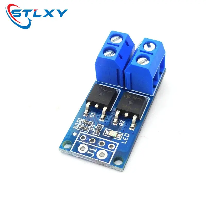 5Pcs 15A 400W MOS FET Trigger Switch Drive Module DC 5V-36V PWM Regulator Control Panel Motor control board