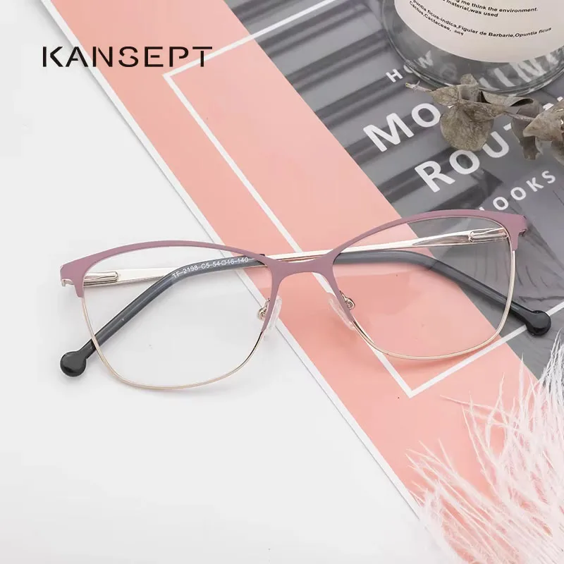 KANSEPT Women's Grade Glasses Myopia Lenses Lunette Pour Femme Original Eyewear Eyeglass Frames Woman's Eyeglasses Reading Glass