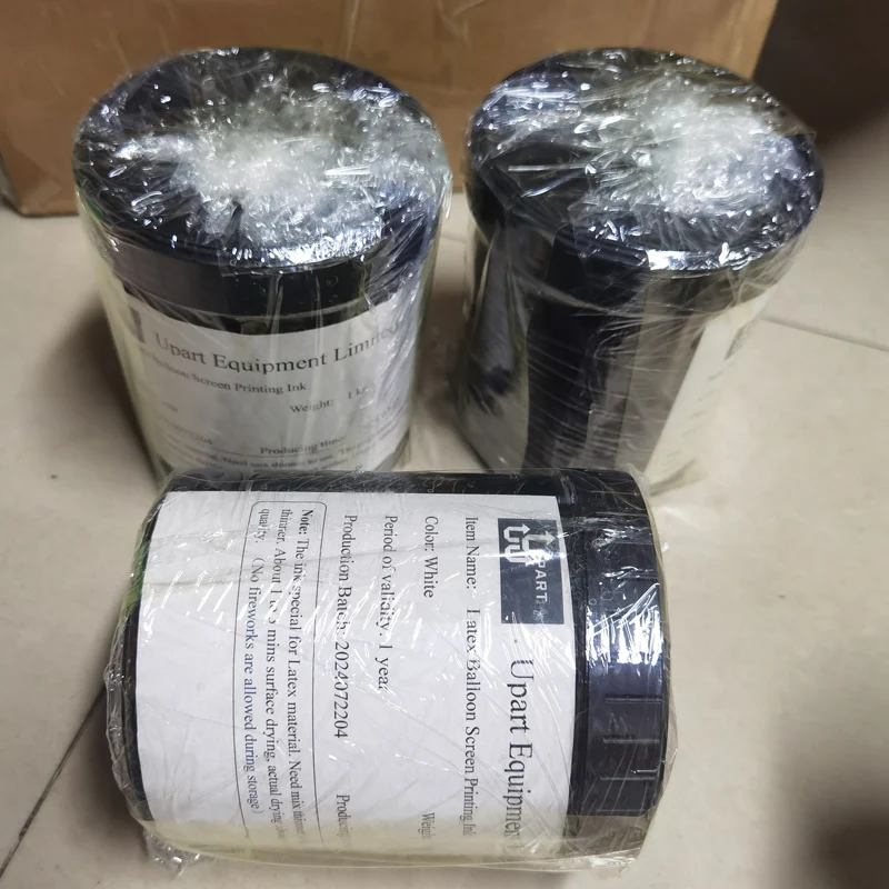 Latex balloon printing ink for silk screen printer