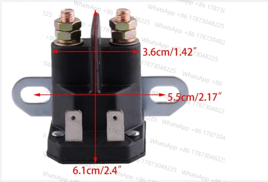 Starter Relay Solenoid GY22476 Fit for John Deere LT150 LT155 LT160 LT170 LT180 LTR155 LTR166 LTR180 S2046 S2048 SST15 SST16