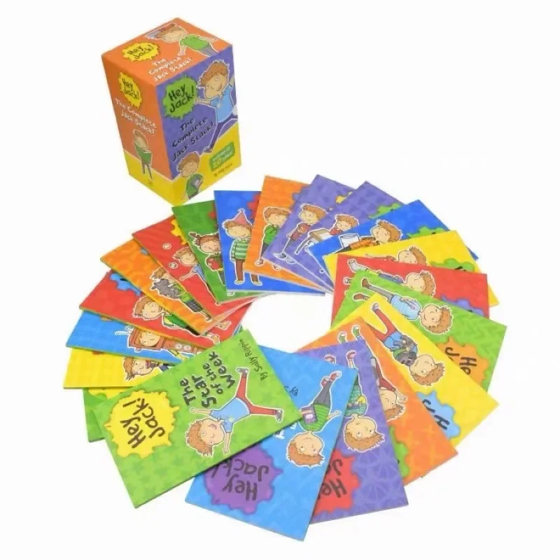 20 Boeken/Set Hey Jack Complete Collectie Kinderen Baby Beroemde Verhaal Engelse Verhalen Kinderboek Set Baby Bedtijd Boek