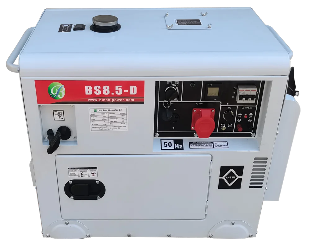 8Kw 8Kva Ac Dc Silent Single Phase Dual Fuel Magnetic Generator Set Free Energy Dynamo Natural Gas Lpg Gasoline Generator Set