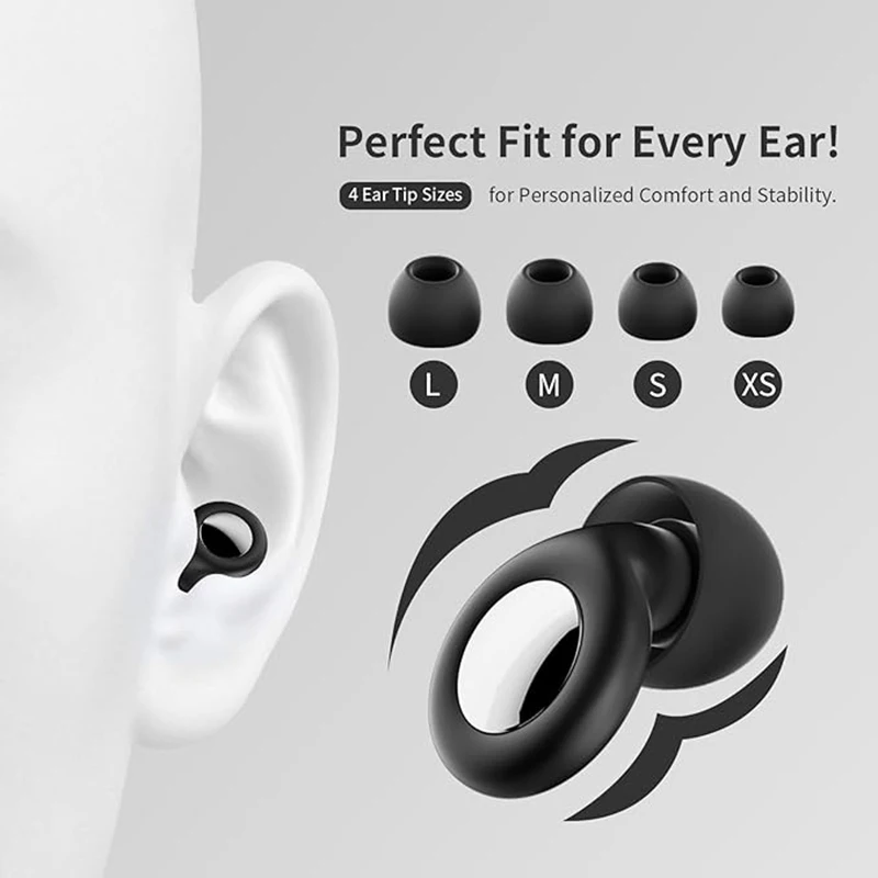 سدادات أذن هادئة للحد من الضوضاء أثناء النوم، فائقة النعومة وقابلة لإعادة الاستخدام لحماية السمع، سدادات أذن مضادة للضوضاء للحفلات الموسيقية والسفر #5