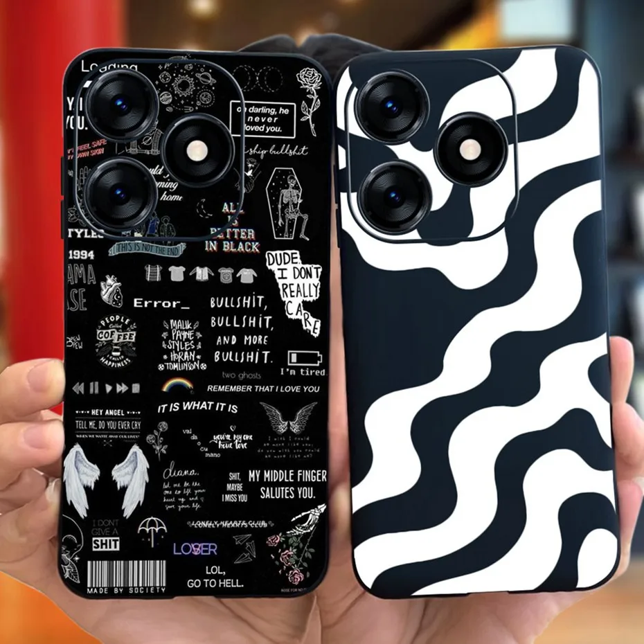 Soft Silicon Case For Tecno Spark 10 10C 10Pro 4G 2023 Fashion Printing Phone Cases Back Cover For Tecno Spark 10 Pro Spark10 C