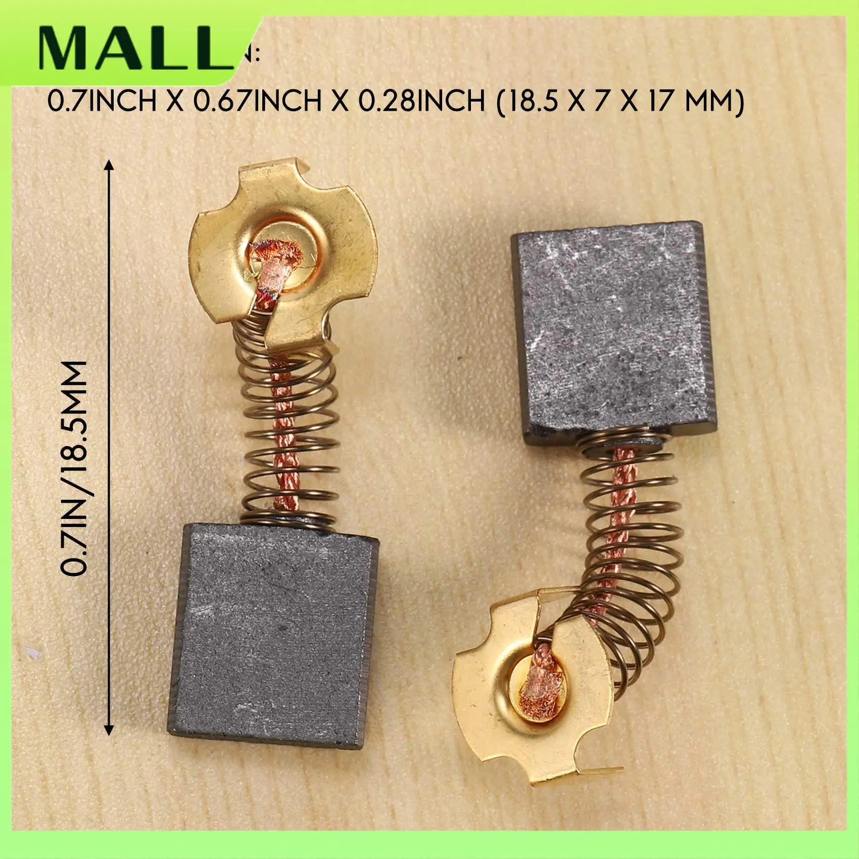 

MALL 6-PACK 614367-00 Carbon Brushes Replacement Carbon Brushes For DW703 DW713,DW715,Also Replaces 5140024-30,Hitachi 999044