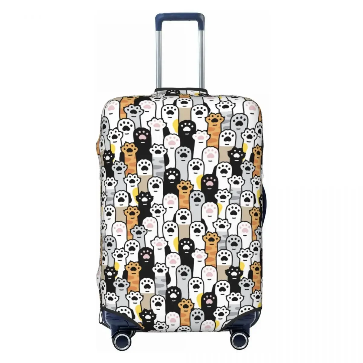 

Модный чехол для багажа с рисунком кошачьей лапы собаки, пыленепроницаемые чехлы для дорожных чемоданов