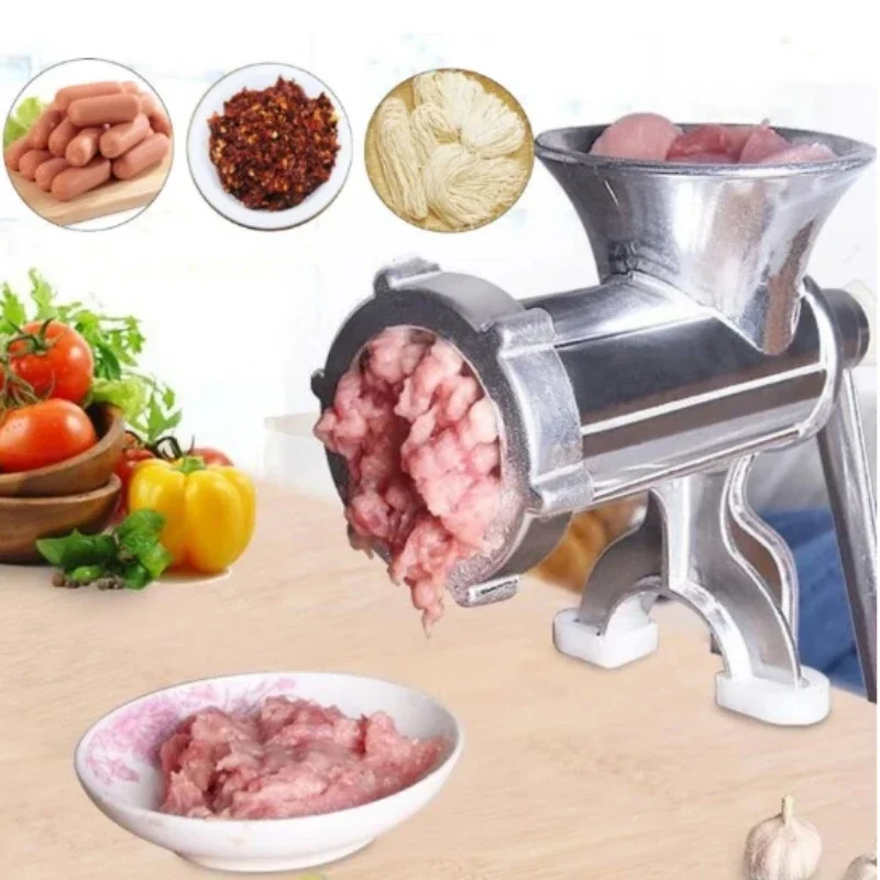 Multi Functional Manual Kitchen Meat Grinder, Sausage Filling Machine, Fruit Vegetable Beef Sausage Noodle Machine, New Model