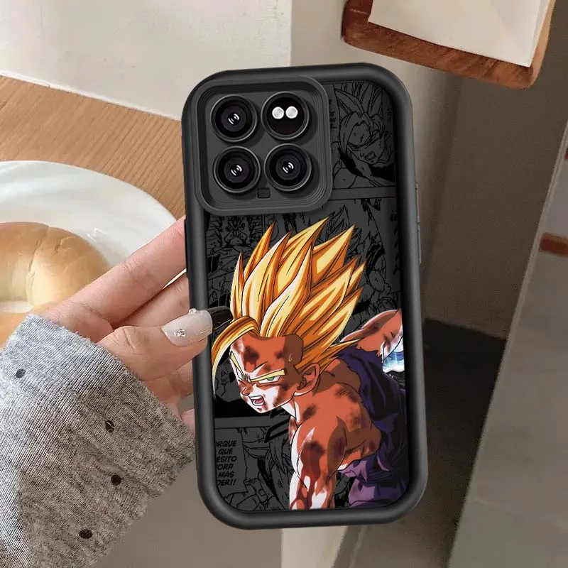 D-Dragon Ball Goku Gohans غطاء ل Xiaomi Mi 17 15 14 13 12 14T 13T Pro Max Lite العين سلم جراب هاتف