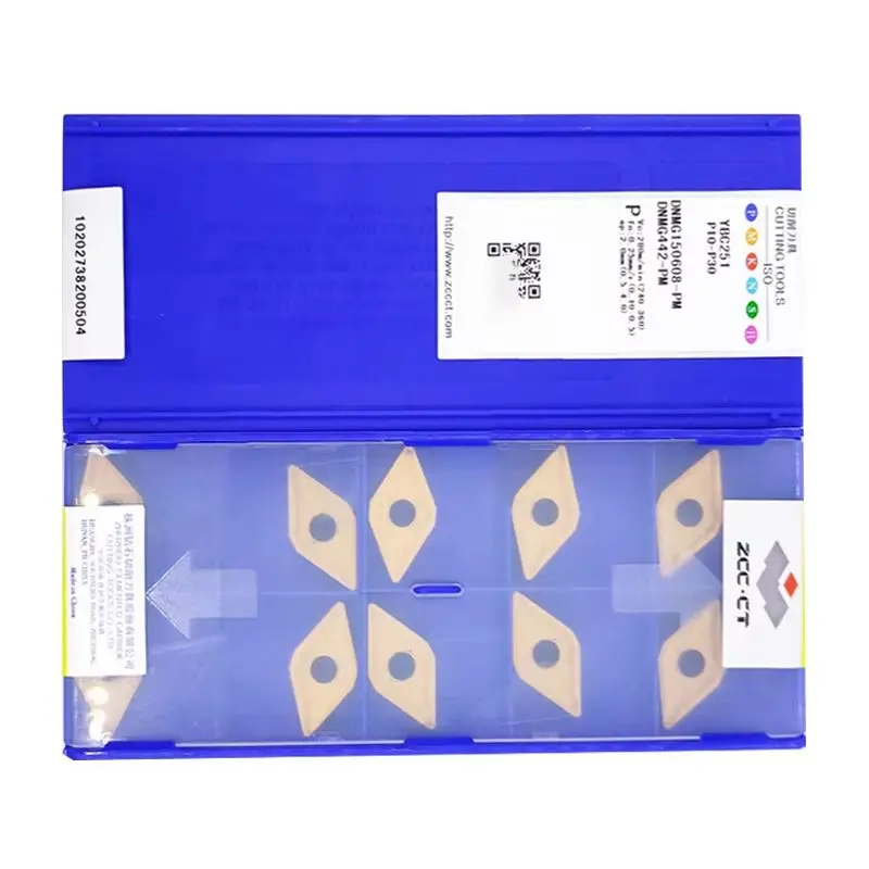 

ZCCCT DNMG150608-PM Carbide Insert YBC151 YBC152 YBC251 YBC252 YBC351 YBM251 YBD052 YBD102 YBD152 for CNC Cutting Tools