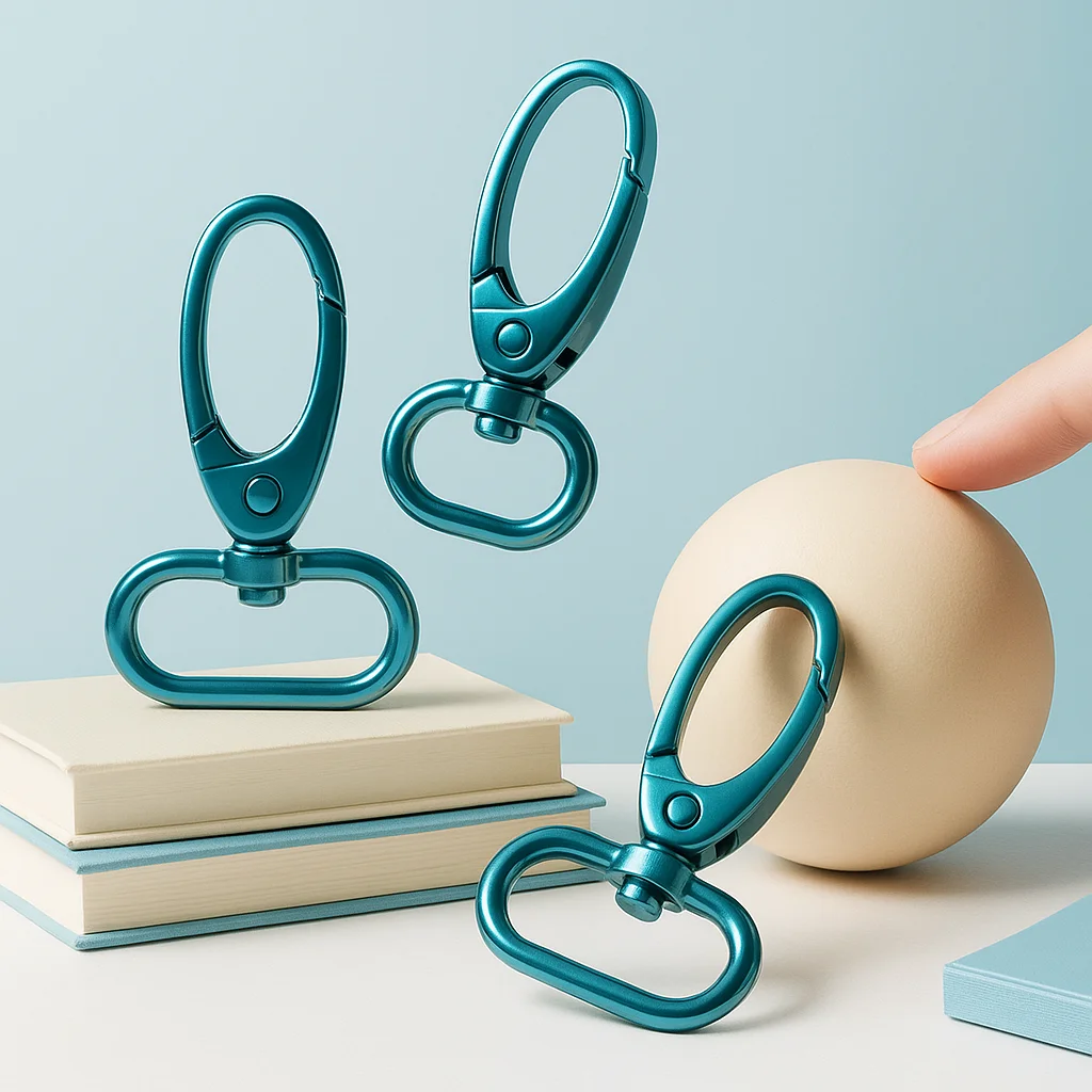 

50Pcs 20/25/32/38mm Colored Metal Buckle Rotating Lobster Buckles Handbag Shoulder Strap Clasp Key Hook DIY Hardware Accessories