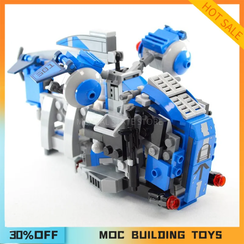 247PCS Customized MOC Legion Dropship troop transport ship Building Blocks Technology Bricks DIY Creative Assembly Toys Gifts