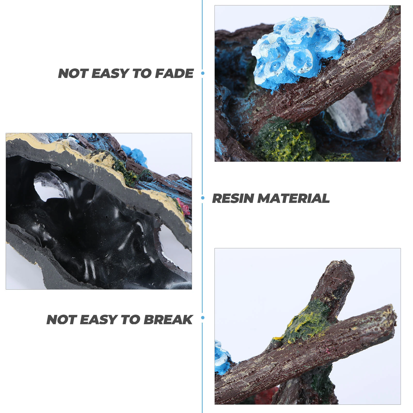 

1Pcs Fish Tank Landscaping Decor Resin Pirate Ship Debris Aquarium Ornament Unique Wreckage Craft Non-Fading Lightweight Safe