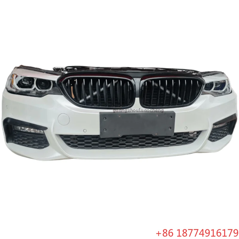 

For 5 Series G30 G38 M5 Front Bumper Assembly Nozzle Water Tank Frame Headlight Middle Net for 525i 530i 540i Car Bumpers