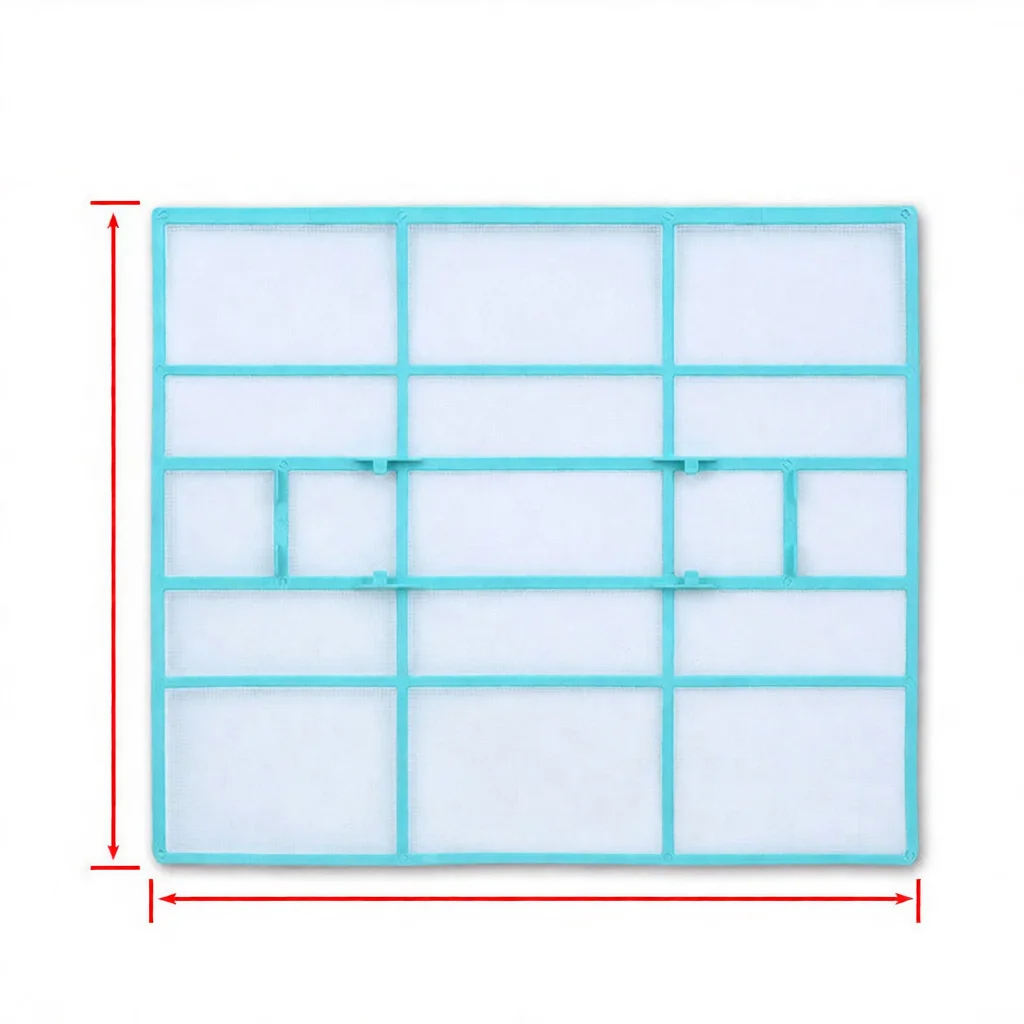 Universal Dust Filter Screen For Midea Internal Air Conditioner Unit Cleaning Maintenance Parts Prevent Particle