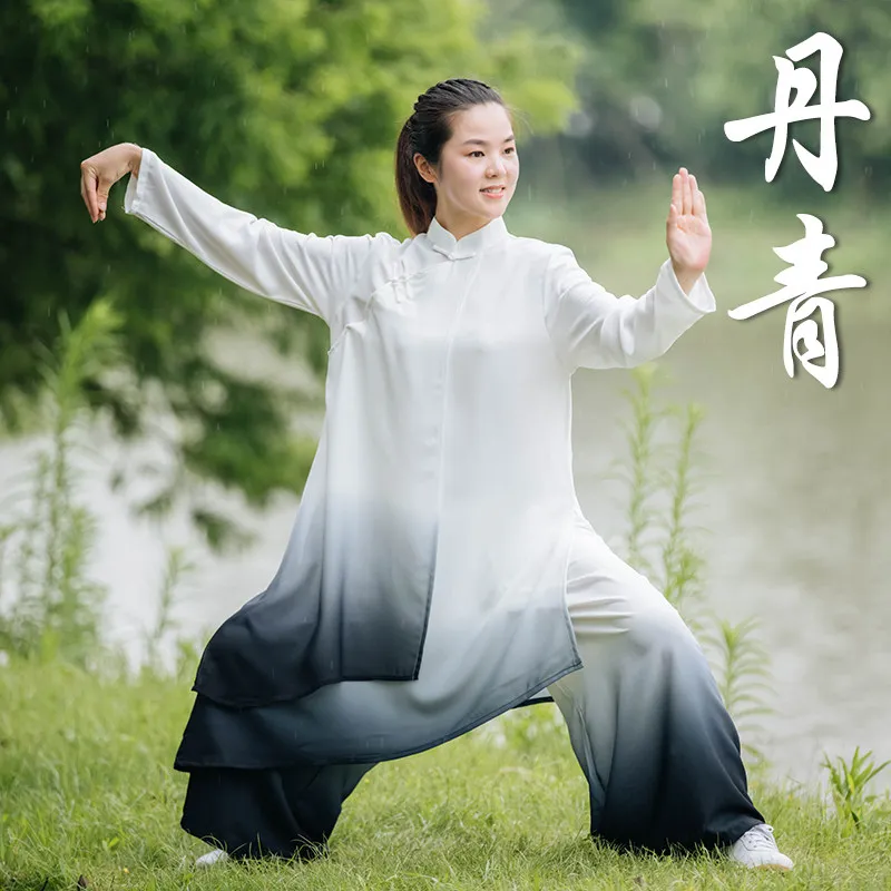 Martial Arts Tai Ji Suit Women's Clothing 2025 New High-End Competition Performance Eight Sections Brocade Exercise Women