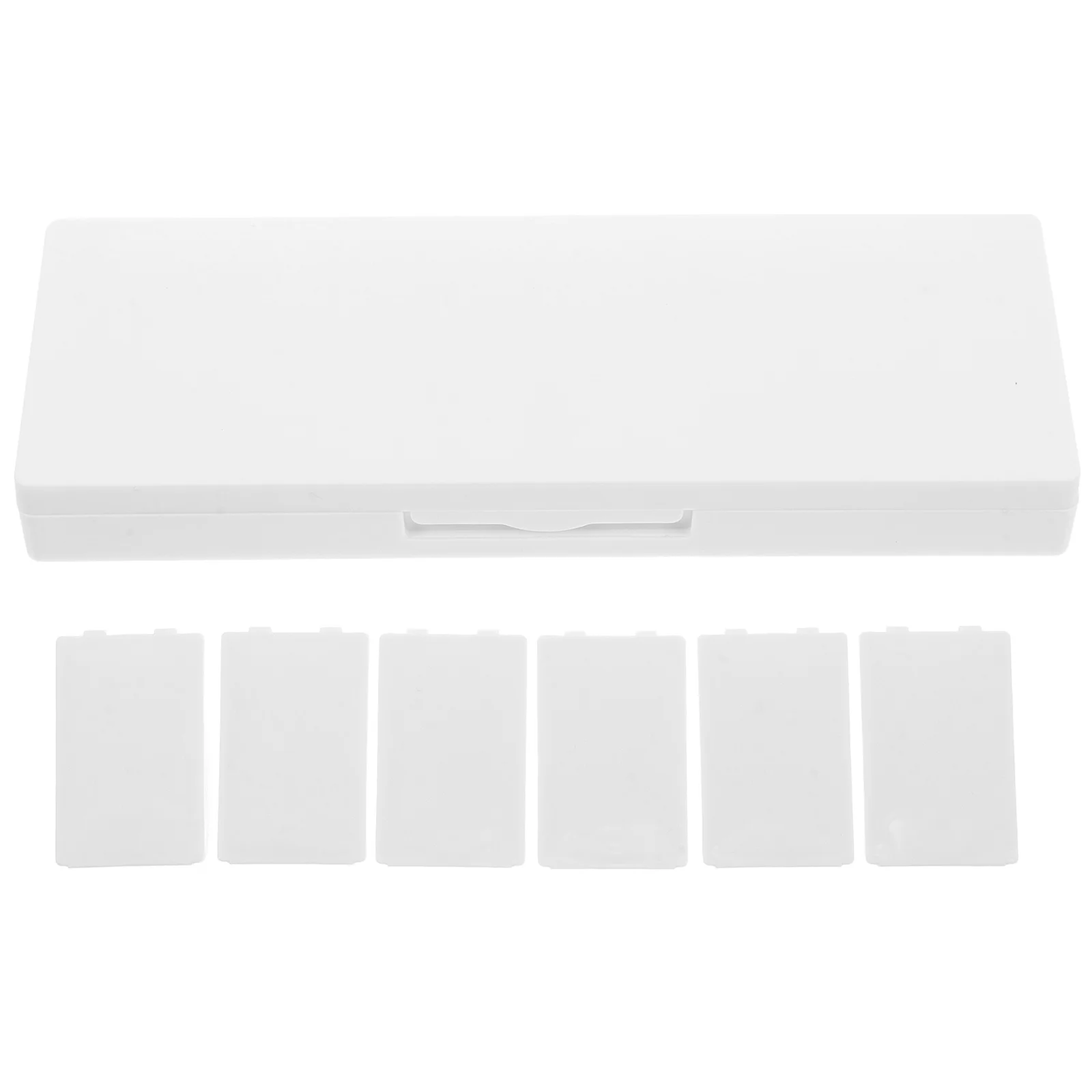 

6 Color Empty Eyeshadow Palette Portable DIY Makeup Case Detachable Compact Box for Nail Gel Watercolor Paint Lipstick Container
