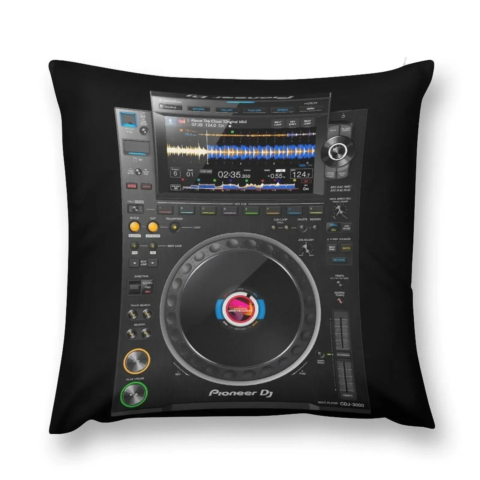 Pioneer DJ CDJ3000 Multi Format Player Throw Pillow Cushions Cover Sofa Cover Luxury Sofa Cushions pillow