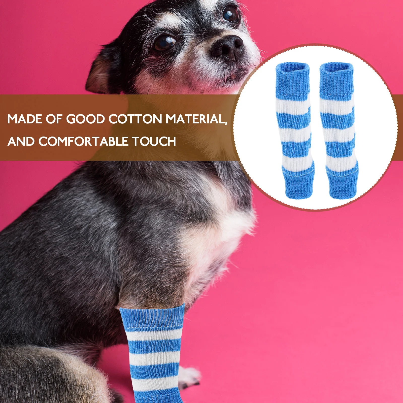 4 قطعة أكمام كوع الكلب الحيوانات الأليفة الساق المشتركة التفاف حماة لينة تنفس المواد آمنة تناسب الكلاب النشطة للكلاب