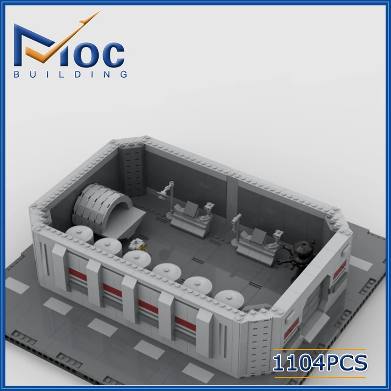 Série de films spatiaux, système de Base de république, Barracks médicaux, modèle MOC, blocs de construction en briques, jouets d'assemblage à monter soi-même, cadeaux de noël créatifs