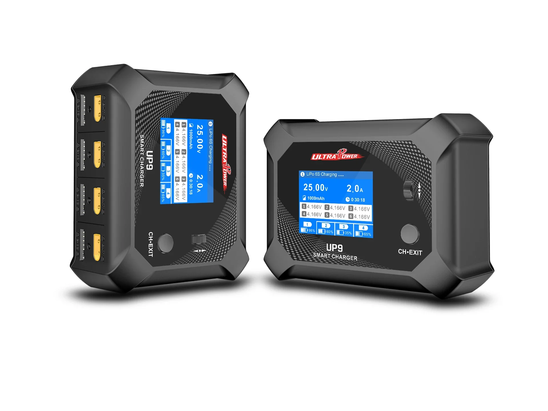 ULTRA POWER UP9 200W Four Channels Smart Blance Charger AC100W /DC 200W Double Input Battery Charger RC Parts