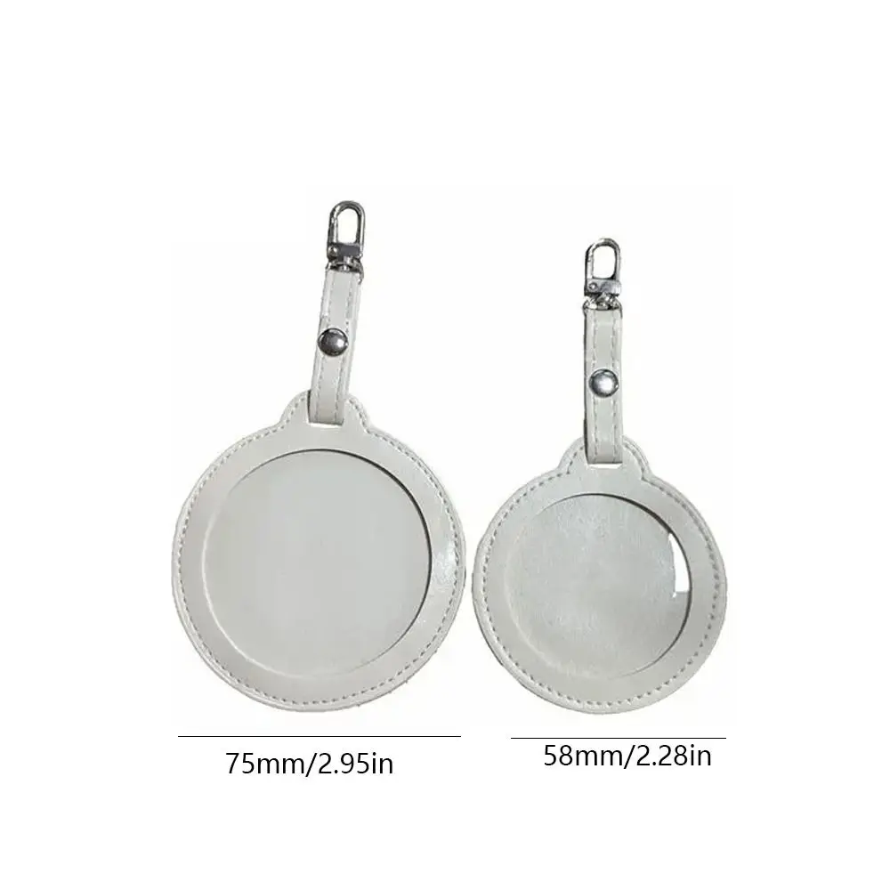 Badge Display Badge Storage Bag Idol Merchandise Storage Solid Color Transparent Round Bag Mini Korean Style Single Badge Itabag