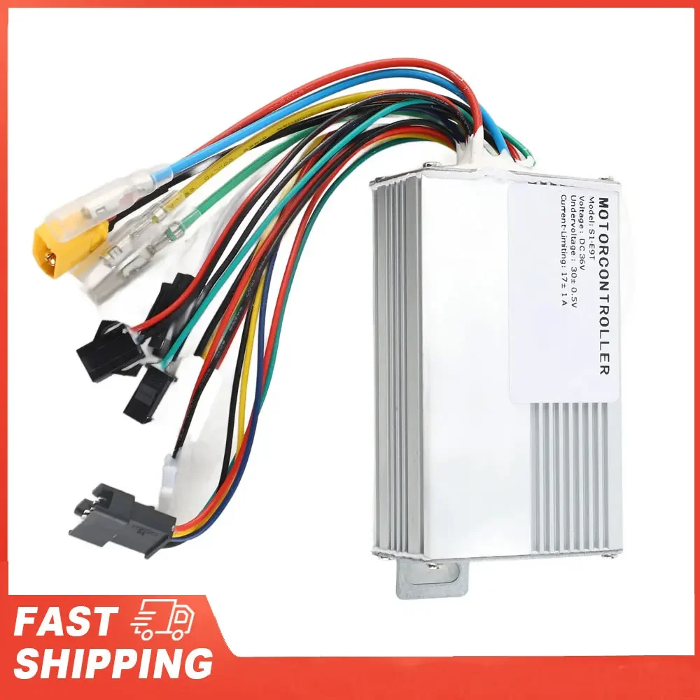 

350W 36V Electric Scooter E9T Controller Aluminum Alloy Electric Bike Motor Controller Electric Tricycles Electric Controller