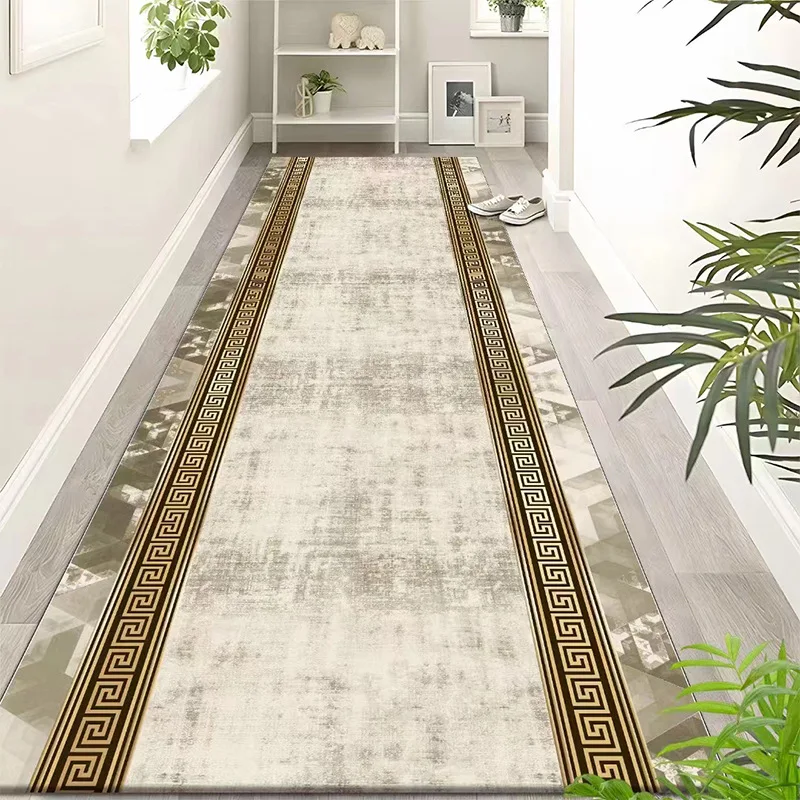 European Style Carpet Corridor Hallway Longe Area Rugs Stairway Runners Customizable 2M/3M Floor Mat Home Porch Entry Doormat