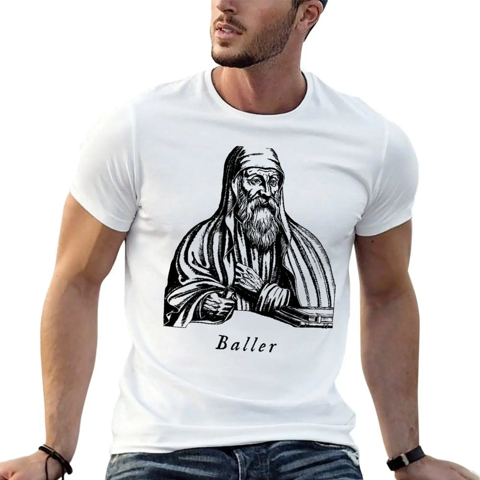 Origen. Ballerina. Camiseta divertida de algodón con estampado de anime para hombre, camiseta de algodón 100%