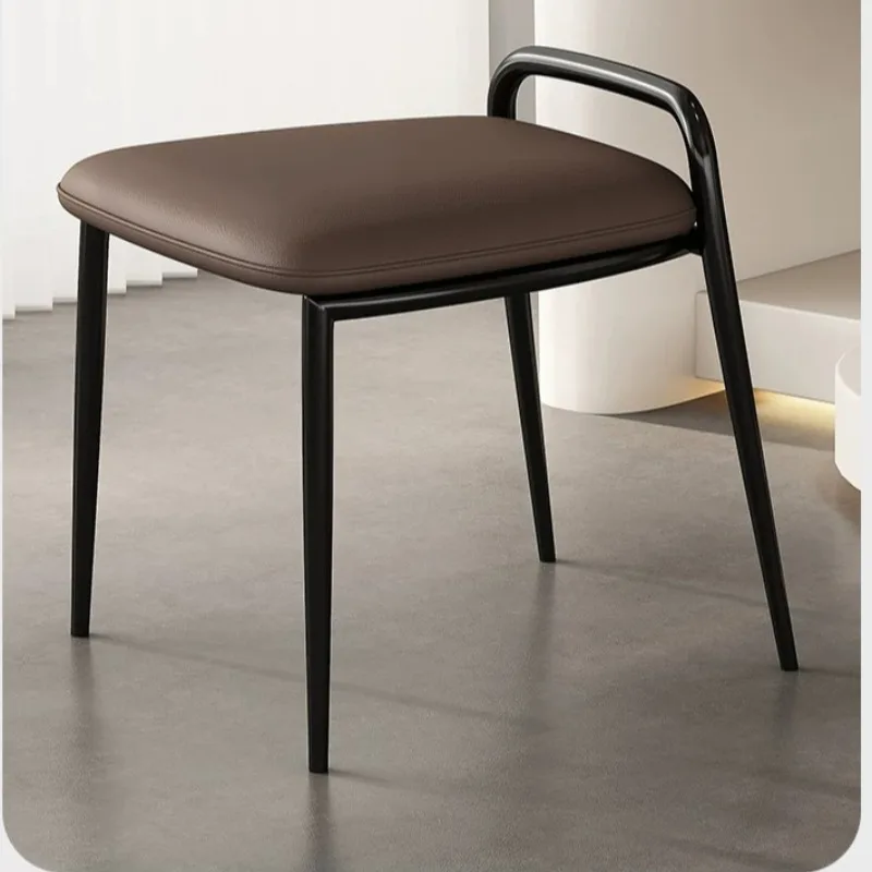 Italian Minimalist Vanity Stool Sofa Without Backrest Vanity Stool Foldable Cushion Home Furniture Sgabello Per Trucco ZY40HZD