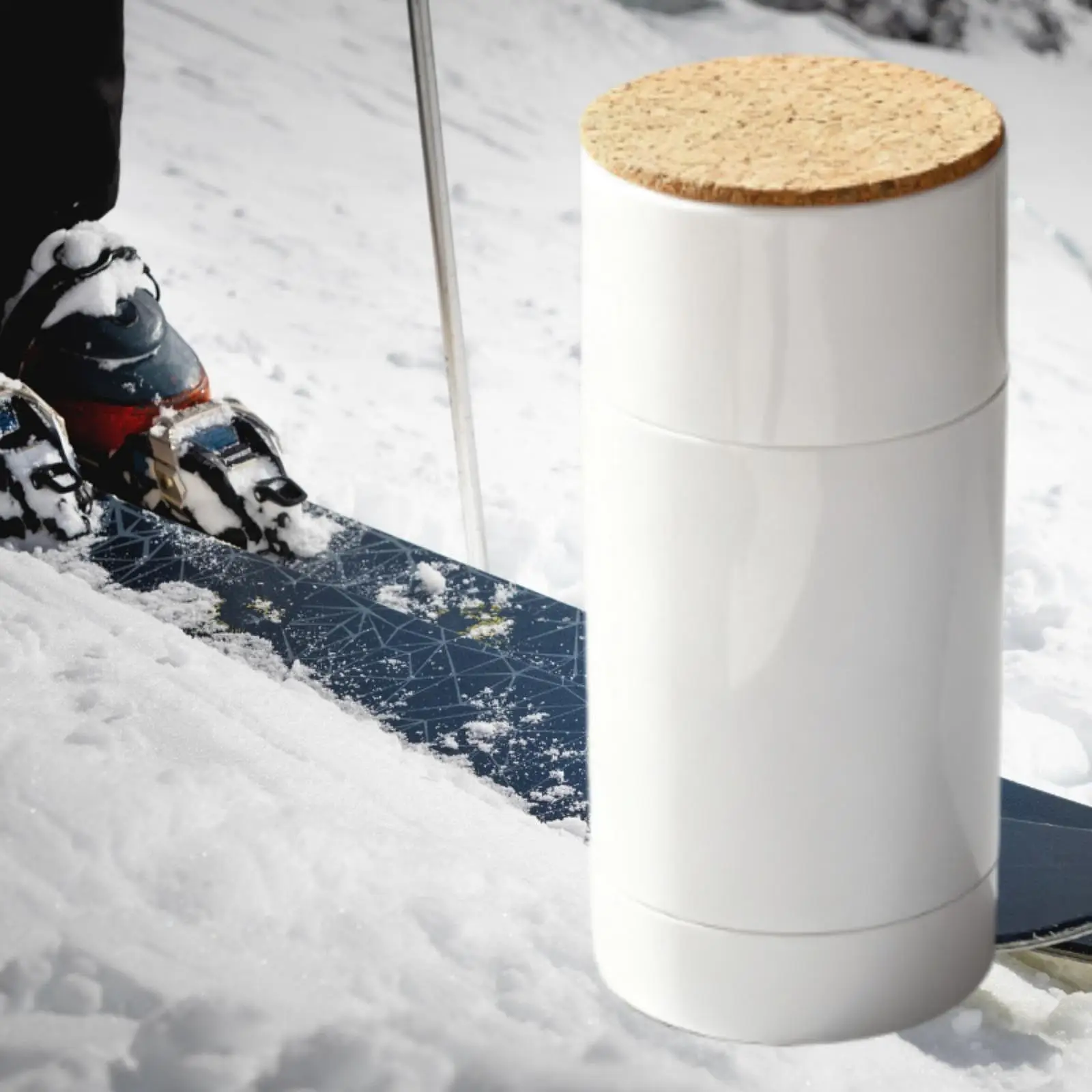 easy-use-rub-on-ski-wax-pp-portable-snow-shoveling-block-with-cork-universal-temperature-snowboard-base-protection-tool