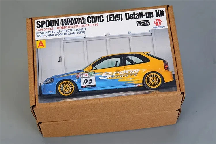 

HobbyDesign 1:24 Spoon Civic(EK9) HD03-0538 Modifying and Assembling Model Accessories