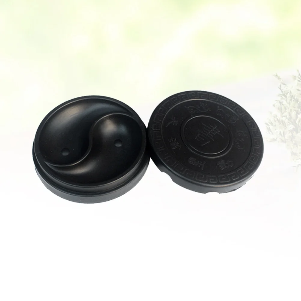 Inkslab for Inkstick Grinding Traditional Calligraphy Accessory Smooth Surface Tai Chi Shape Beginner Economic Painting Teaching