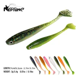 New Fishing Lures 70mm 95mm Soft Lure Artificial Wobblers Carp Silicone Bait for Pike Bass Trolling Sea Swimbait Predator Tackle
