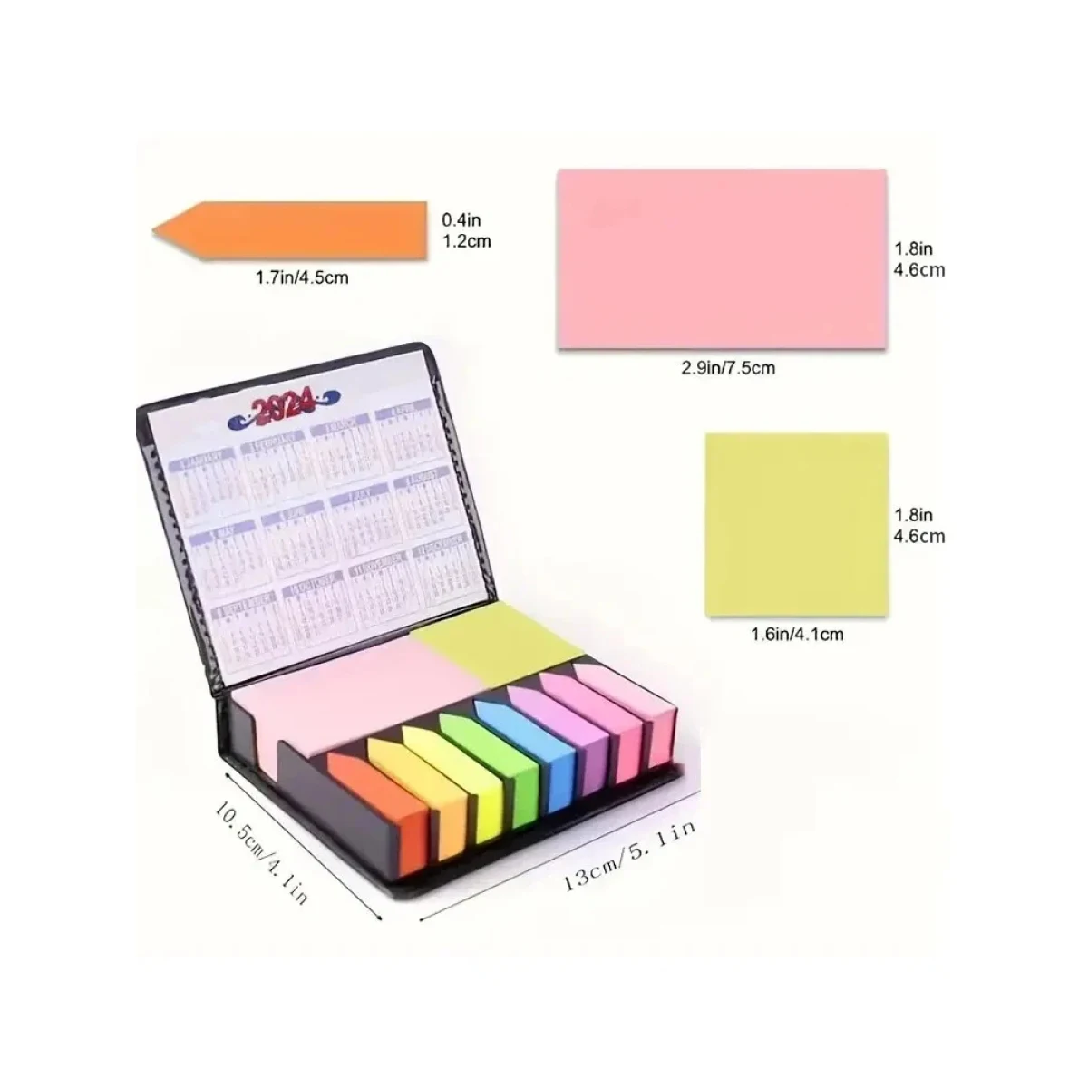 1000Pcs Colorful Convenience Stickers Organization Multi-Color Stickers Set Leather Packaging Box Calendar